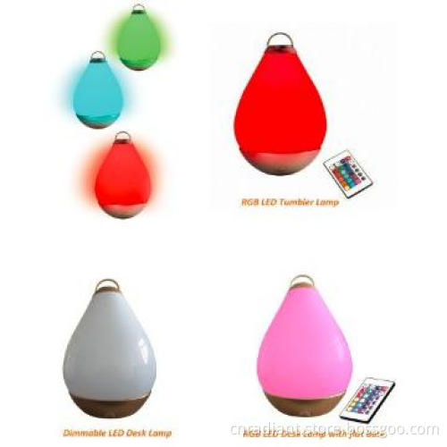 Portable and Rechargeable LED RGB Desk Lamp,outdoor led furniture